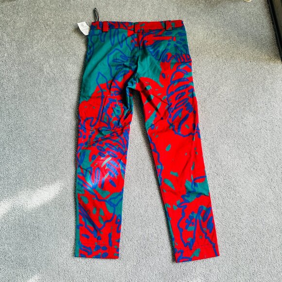 Vivienne Westwood Anglomania Red Green Blue Abstract Pants
